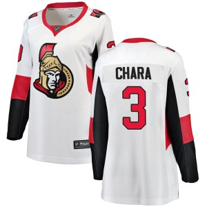Zdeno Chara Women's Fanatics Branded Ottawa Senators Breakaway White Away Jersey