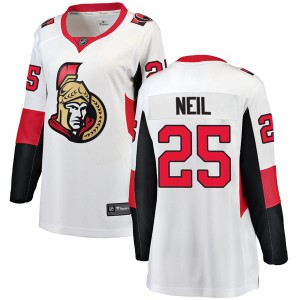 Chris Neil Women's Fanatics Branded Ottawa Senators Breakaway White Away Jersey