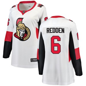 Wade Redden Women's Fanatics Branded Ottawa Senators Breakaway White Away Jersey