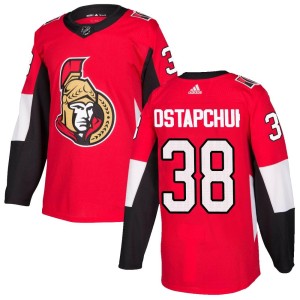 Zack Ostapchuk Youth Adidas Ottawa Senators Authentic Red Home Jersey