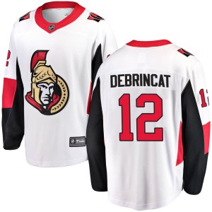 Alex DeBrincat Youth Fanatics Branded Ottawa Senators Breakaway White Away Jersey