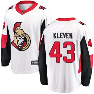 Tyler Kleven Youth Fanatics Branded Ottawa Senators Breakaway White Away Jersey