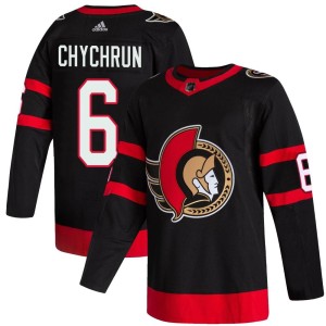 Jakob Chychrun Youth Adidas Ottawa Senators Authentic Black 2020/21 Home Jersey