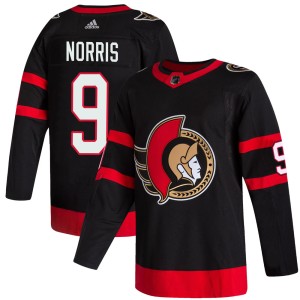 Josh Norris Youth Adidas Ottawa Senators Authentic Black 2020/21 Home Jersey