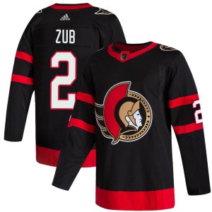 Artem Zub Youth Adidas Ottawa Senators Authentic Black 2020/21 Home Jersey