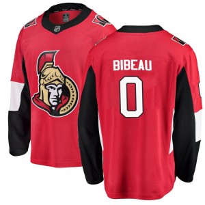 Antoine Bibeau Men's Fanatics Branded Ottawa Senators Breakaway Red Home Jersey