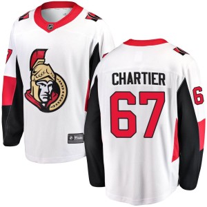 Rourke Chartier Men's Fanatics Branded Ottawa Senators Breakaway White Away Jersey
