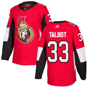 Cam Talbot Men's Adidas Ottawa Senators Authentic Red Home Jersey