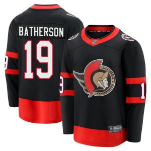 Drake Batherson Youth Fanatics Branded Ottawa Senators Premier Black Breakaway 2020/21 Home Jersey