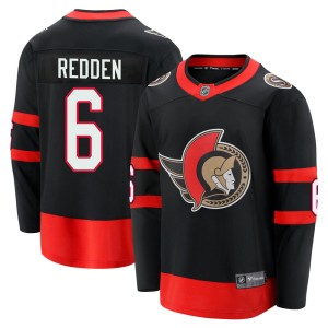 Wade Redden Youth Fanatics Branded Ottawa Senators Premier Black Breakaway 2020/21 Home Jersey