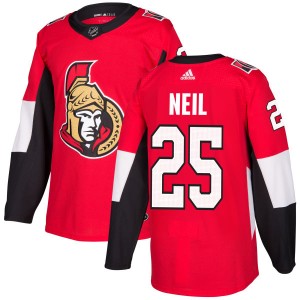 Chris Neil Men's Adidas Ottawa Senators Authentic Red Jersey