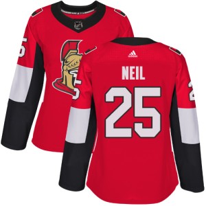 Chris Neil Women's Adidas Ottawa Senators Authentic Red Home Jersey