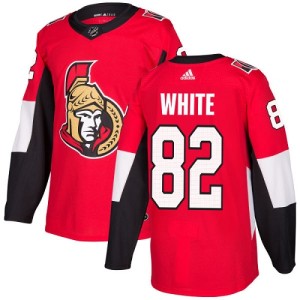 Colin White Youth Adidas Ottawa Senators Authentic White Red Home Jersey