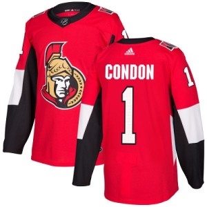 Mike Condon Men's Adidas Ottawa Senators Premier Red Home Jersey
