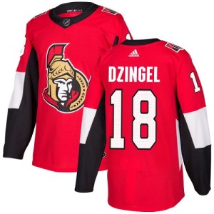 Ryan Dzingel Men's Adidas Ottawa Senators Premier Red Home Jersey