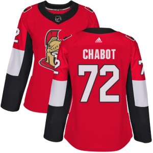 Thomas Chabot Women's Adidas Ottawa Senators Premier Red Home Jersey