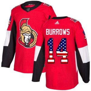 Alexandre Burrows Youth Adidas Ottawa Senators Authentic Red USA Flag Fashion Jersey