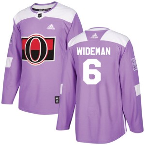 Chris Wideman Youth Adidas Ottawa Senators Authentic Purple Fights Cancer Practice Jersey