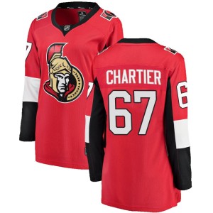 Rourke Chartier Women's Fanatics Branded Ottawa Senators Breakaway Red Home Jersey