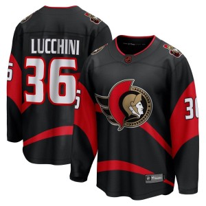 Jacob Lucchini Youth Fanatics Branded Ottawa Senators Breakaway Black Special Edition 2.0 Jersey