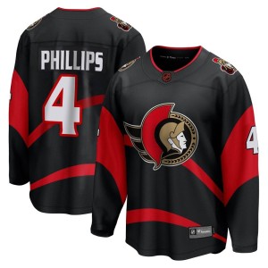 Chris Phillips Youth Fanatics Branded Ottawa Senators Breakaway Black Special Edition 2.0 Jersey