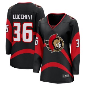 Jacob Lucchini Women's Fanatics Branded Ottawa Senators Breakaway Black Special Edition 2.0 Jersey