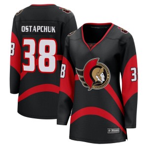 Zack Ostapchuk Women's Fanatics Branded Ottawa Senators Breakaway Black Special Edition 2.0 Jersey