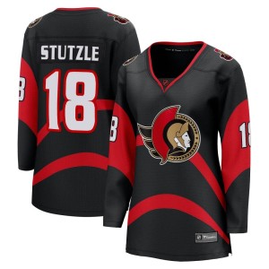 Tim Stutzle Women's Fanatics Branded Ottawa Senators Breakaway Black Special Edition 2.0 Jersey