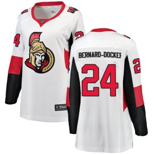 Jacob Bernard-Docker Women's Fanatics Branded Ottawa Senators Breakaway White Away Jersey