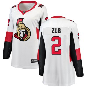 Artem Zub Women's Fanatics Branded Ottawa Senators Breakaway White Away Jersey