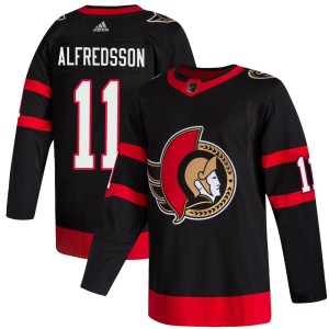 Daniel Alfredsson Youth Adidas Ottawa Senators Authentic Black 2020/21 Home Jersey