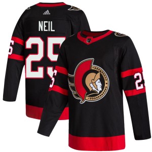 Chris Neil Youth Adidas Ottawa Senators Authentic Black 2020/21 Home Jersey