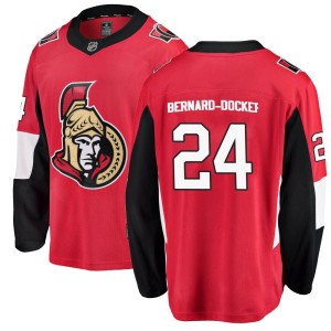 Jacob Bernard-Docker Men's Fanatics Branded Ottawa Senators Breakaway Red Home Jersey