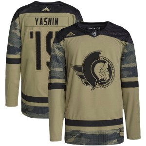 Alexei Yashin Men's Adidas Ottawa Senators Authentic Camo Military Appreciation Practice Jersey